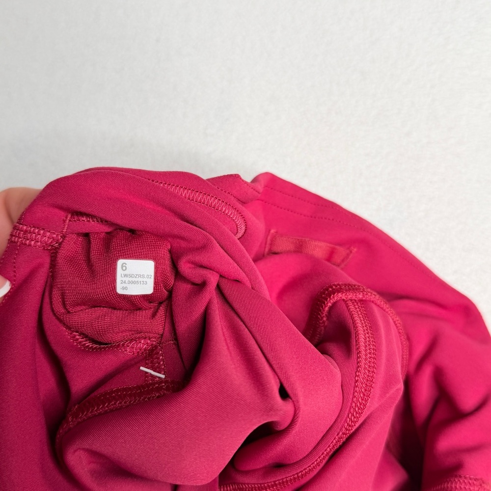 ✨NWT•Lululemon Wunder Train Contour Fit High-Rise Tight 25"•Ruby Red❤️💕 - Picture 7 of 14